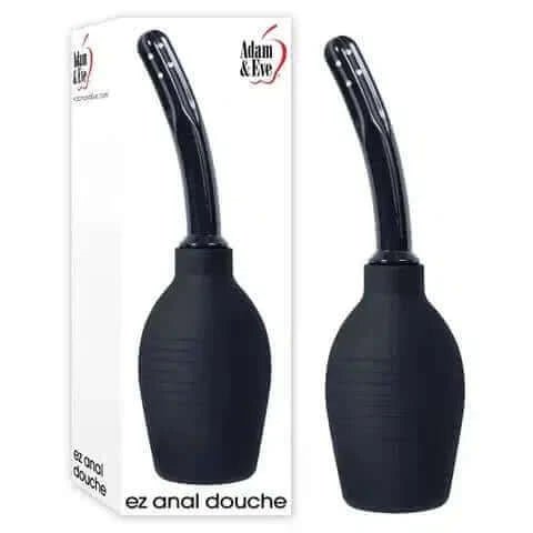 Adam & Eve Ez Anal Douche - Black Douche - Naked Curve