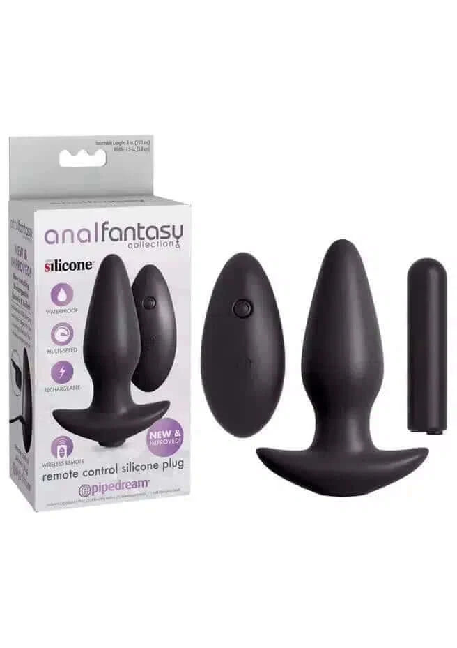 Naked Curve Anal Fantasy Collection Remote Control Silicone Plug