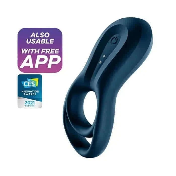 App Control Satisfyer Epic Duo - Cock & Ball Ring - Naked Curve