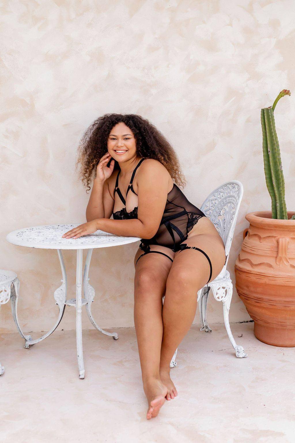 Aspen Pepper Teddy - Bodysuit - Naked Curve