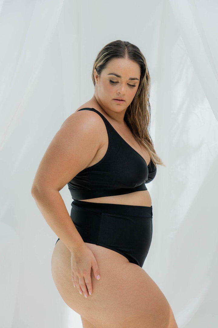 Brazilian Cut Swim Bottoms - Swimwear - Naked Curve