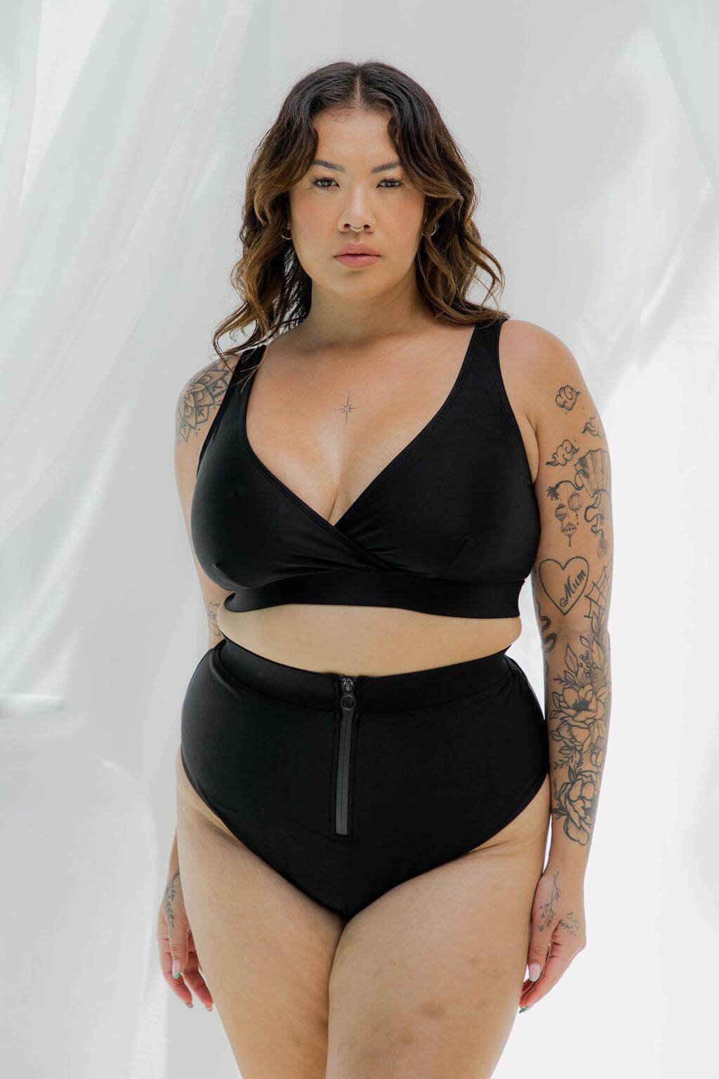 Brazilian Cut Swim Bottoms - Swimwear - Naked Curve