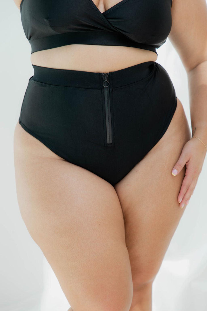 Brazilian Cut Swim Bottoms - Swimwear - Naked Curve