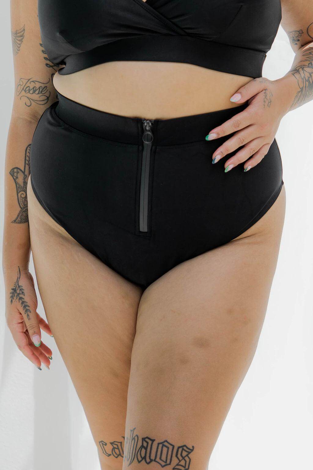 Brazilian Cut Swim Bottoms - Swimwear - Naked Curve