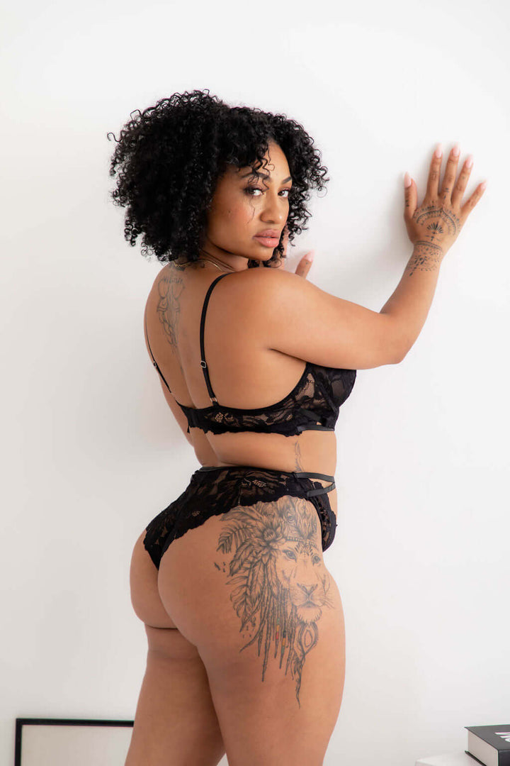 Como Black Lingerie Set - Lingerie Sets - Naked Curve