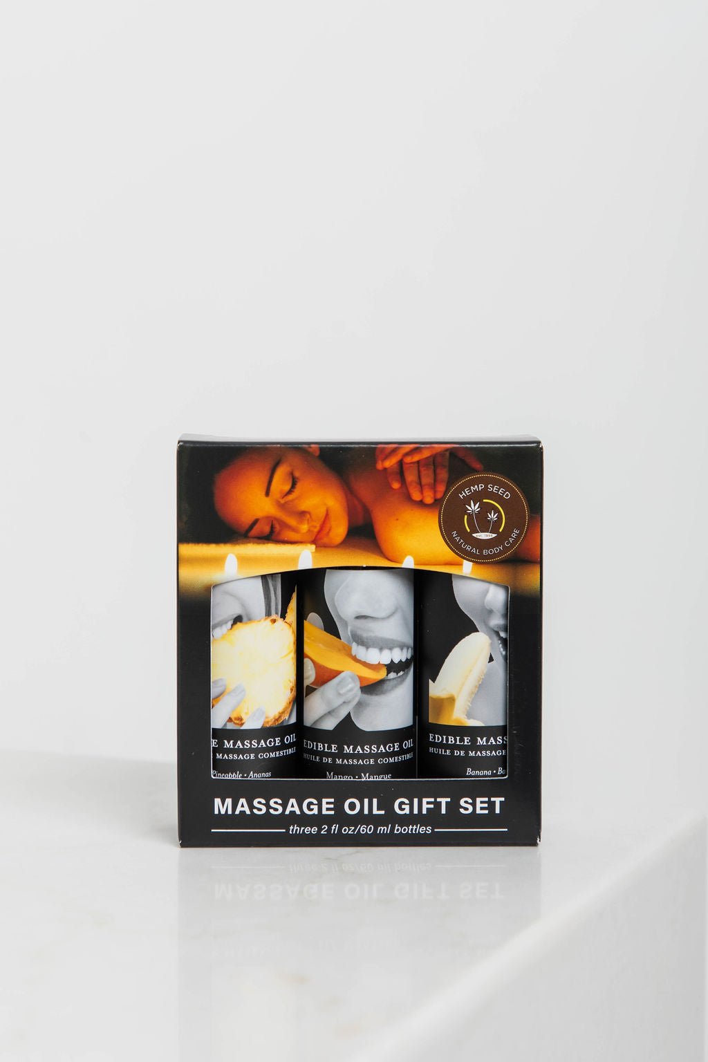 Edible Tropical Massage Oil Trio - Massage Oil - Naked Curve