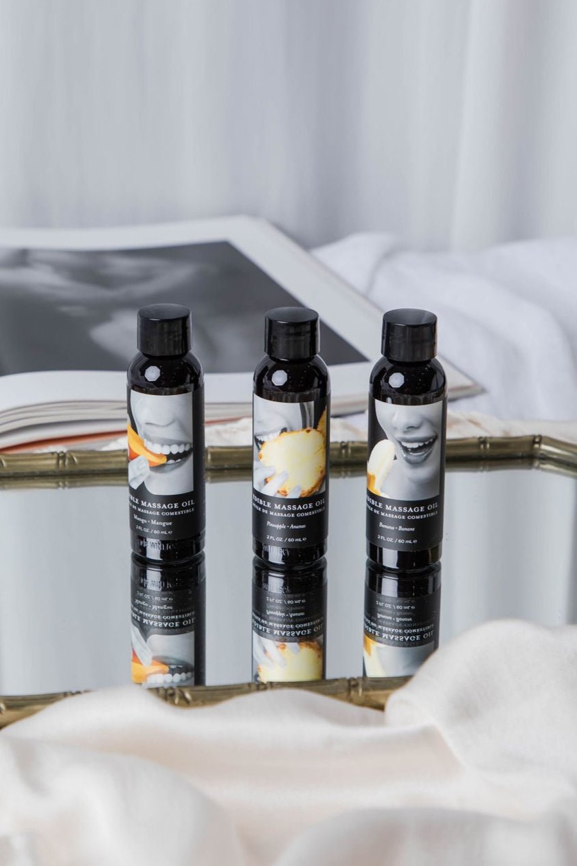 Edible Tropical Massage Oil Trio - Massage Oil - Naked Curve