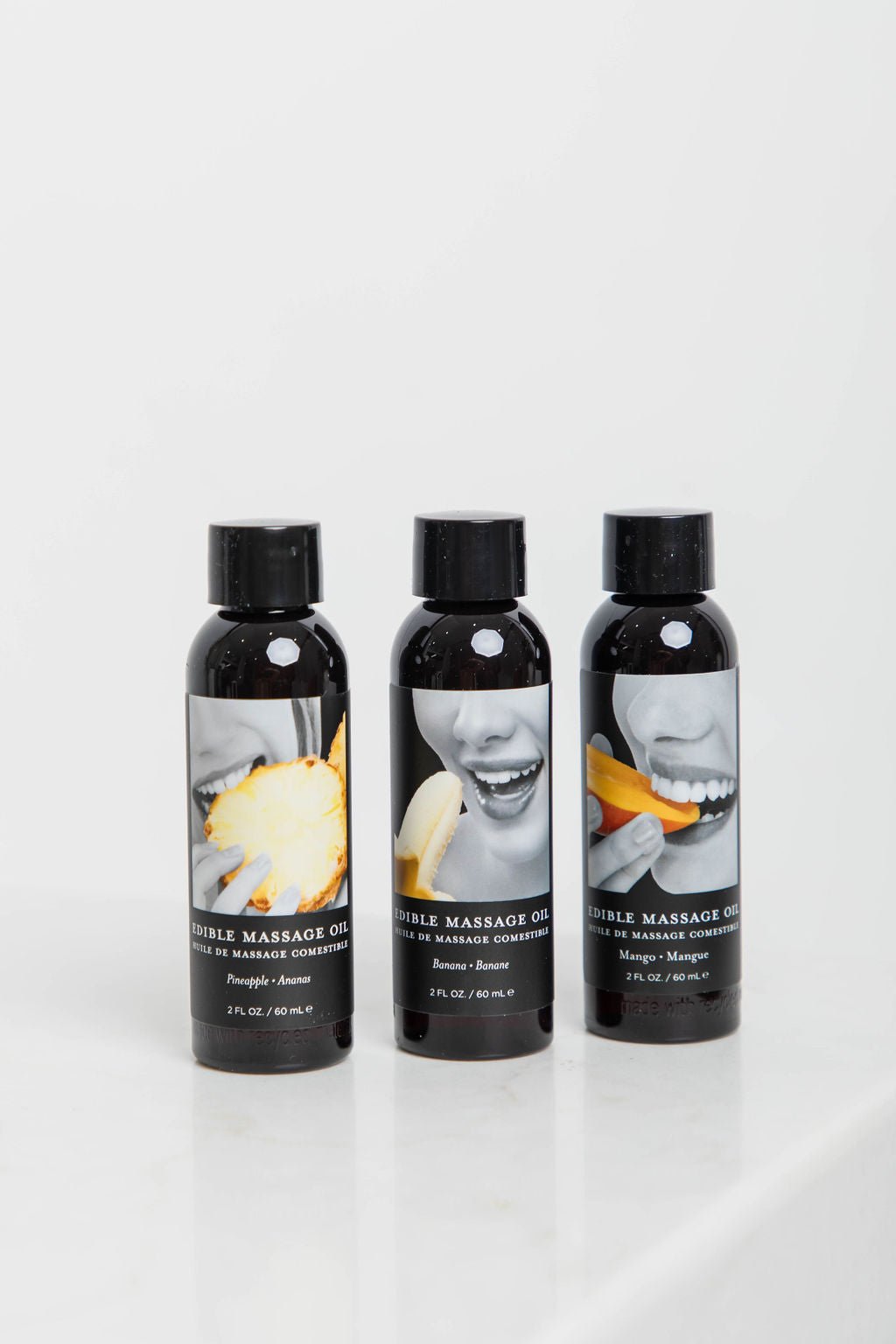 Edible Tropical Massage Oil Trio - Massage Oil - Naked Curve