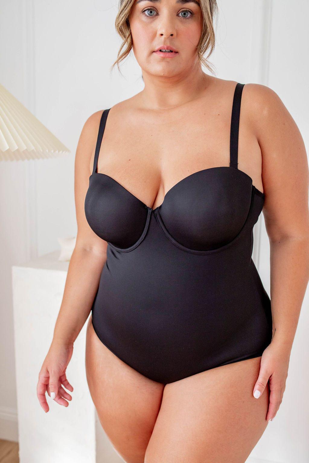 Essential Multi - Way Shaper Black - Bodysuit - Naked Curve