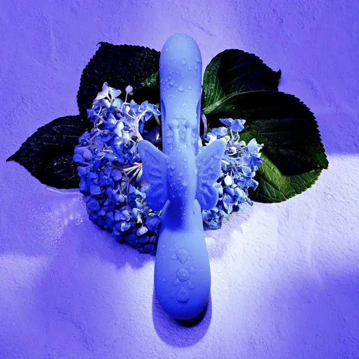 Evolved BUTTERFLY DREAMS - Purple 23.8 cm USB Rechargeable Butterfly Vibrator-Naked Curve