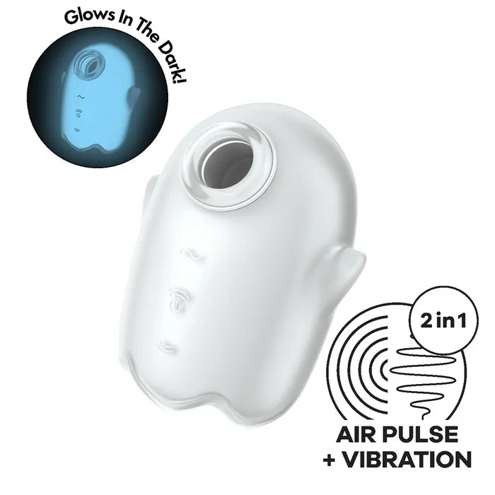 Satisfyer Glowing Ghost - White Air Pulse Stimulator