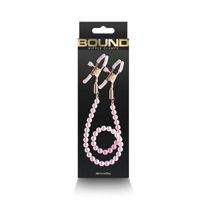 Pink Bound Nipple Clamps