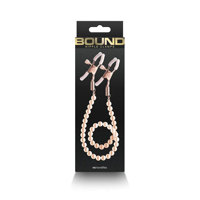 Rose Gold Bound Nipple Clamps