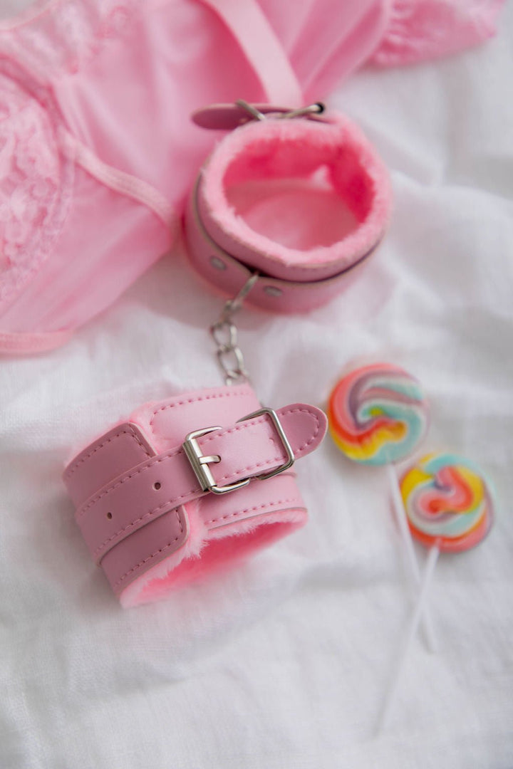 Fairy Floss Cuffs - Handcuffs - Naked Curve