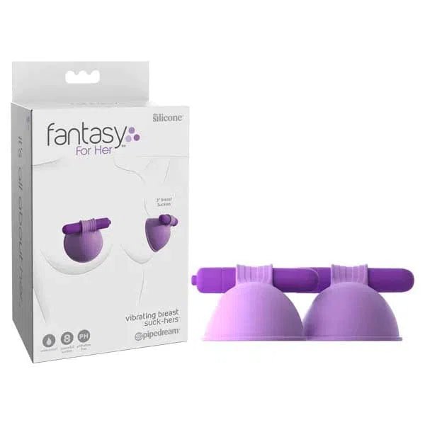 Fantasy For Her Vibrating Nipple Suck - Hers - bondage kit - Naked Curve