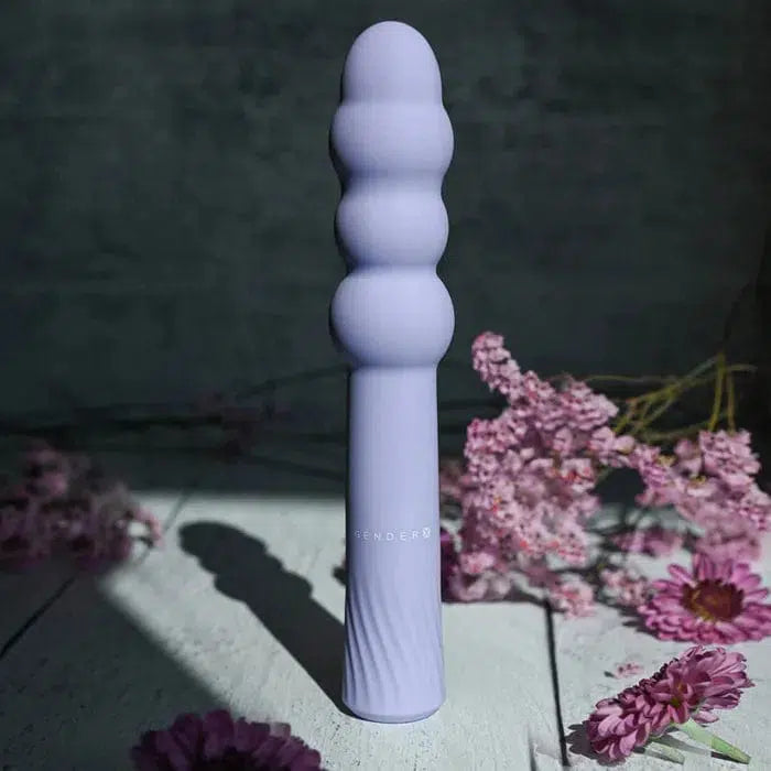 Naked Curve Sex Toy Gender X BUMPY RIDE - Purple Vibrator