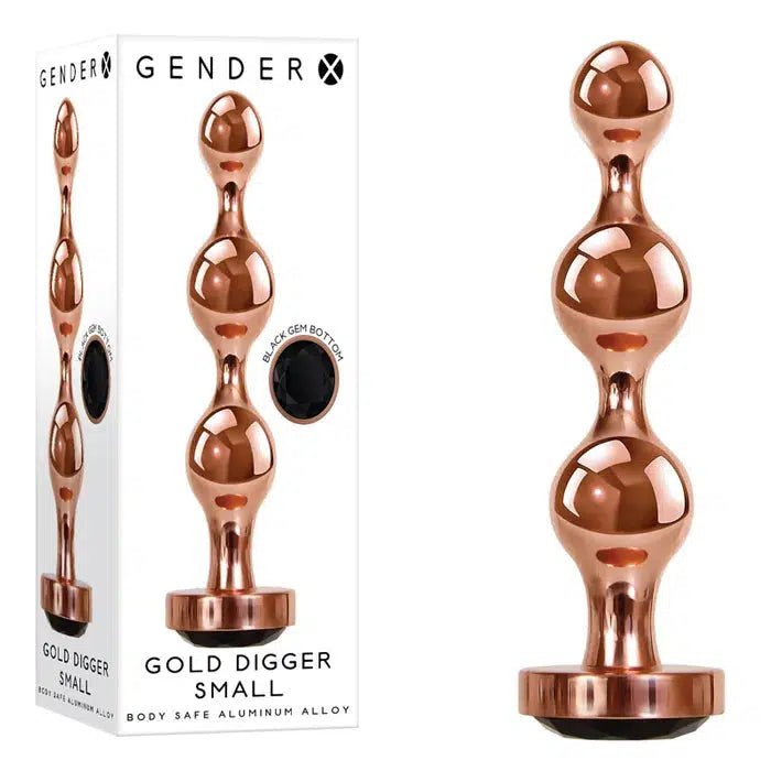 Gender X GOLD DIGGER SMALL - Butt Plug - Naked Curve