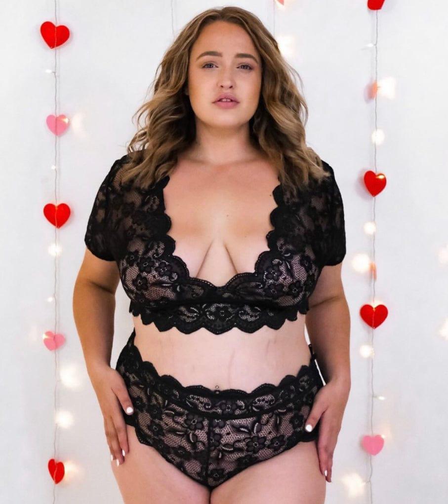 Honey Pot Black - Lingerie Sets - Naked Curve