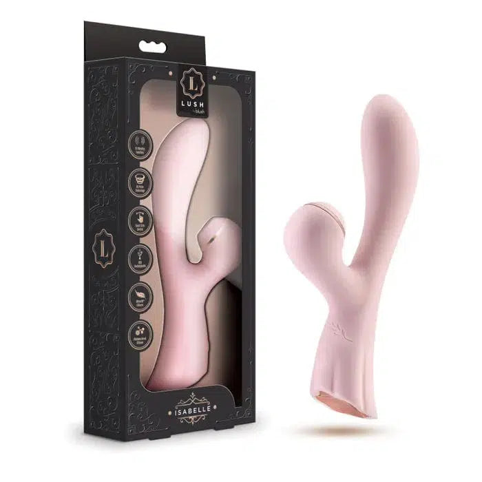 Naked Curve Sex Toy Lush Isabelle - Pink Vibrator with Air Pulse