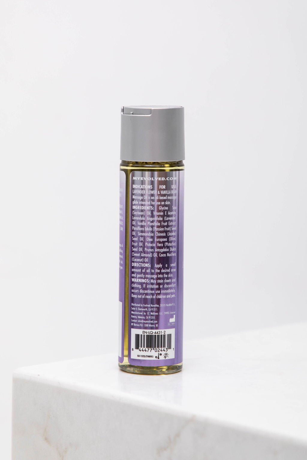 Massage Oil - Lavender Flower + Vanilla Bean - Pheromone - Naked Curve