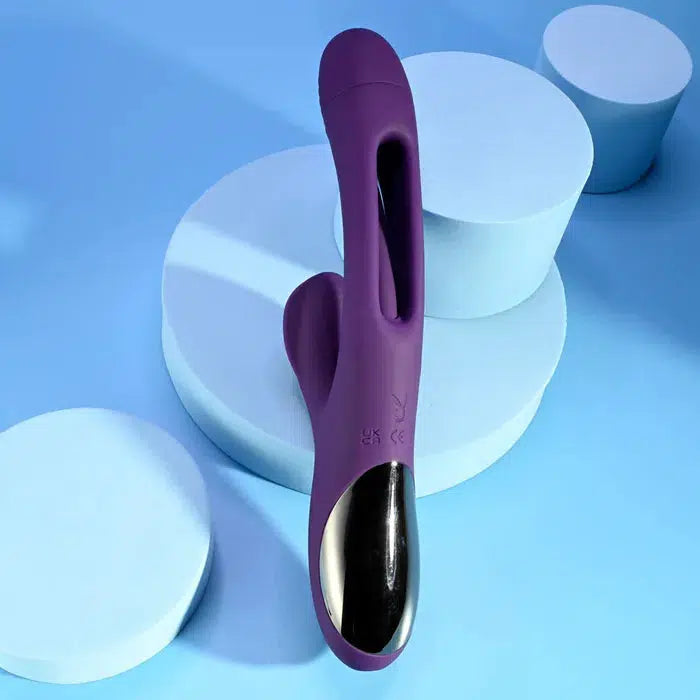 Playboy Pleasure THE THRILL 24.4 cm Rechargeable Rabbit Vibrator-vibrator-Naked Curve