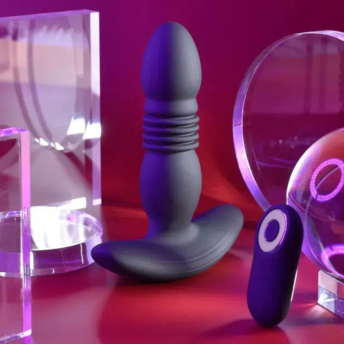 Playboy Pleasure TRUST THE THRUST 13.7cm Butt Plug with Wireless Remote-vibrator-Naked Curve