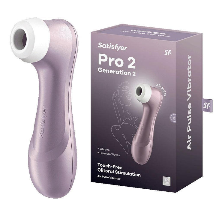 Satisfyer Pro 2 Air Pulse Clitoral Stimulator - Sex Toy - Naked Curve