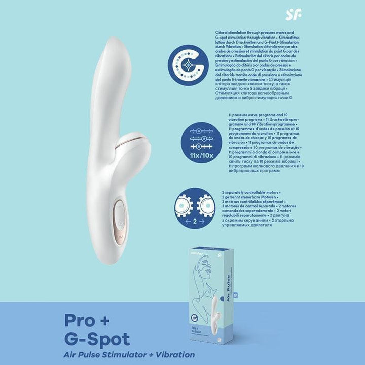 Satisfyer Pro G - Spot Rabbit Vibrator - Sex Toy - Naked Curve