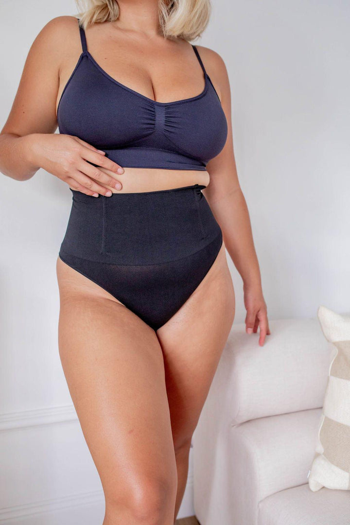 Seamless Everyday Bra Black - Bra - Naked Curve