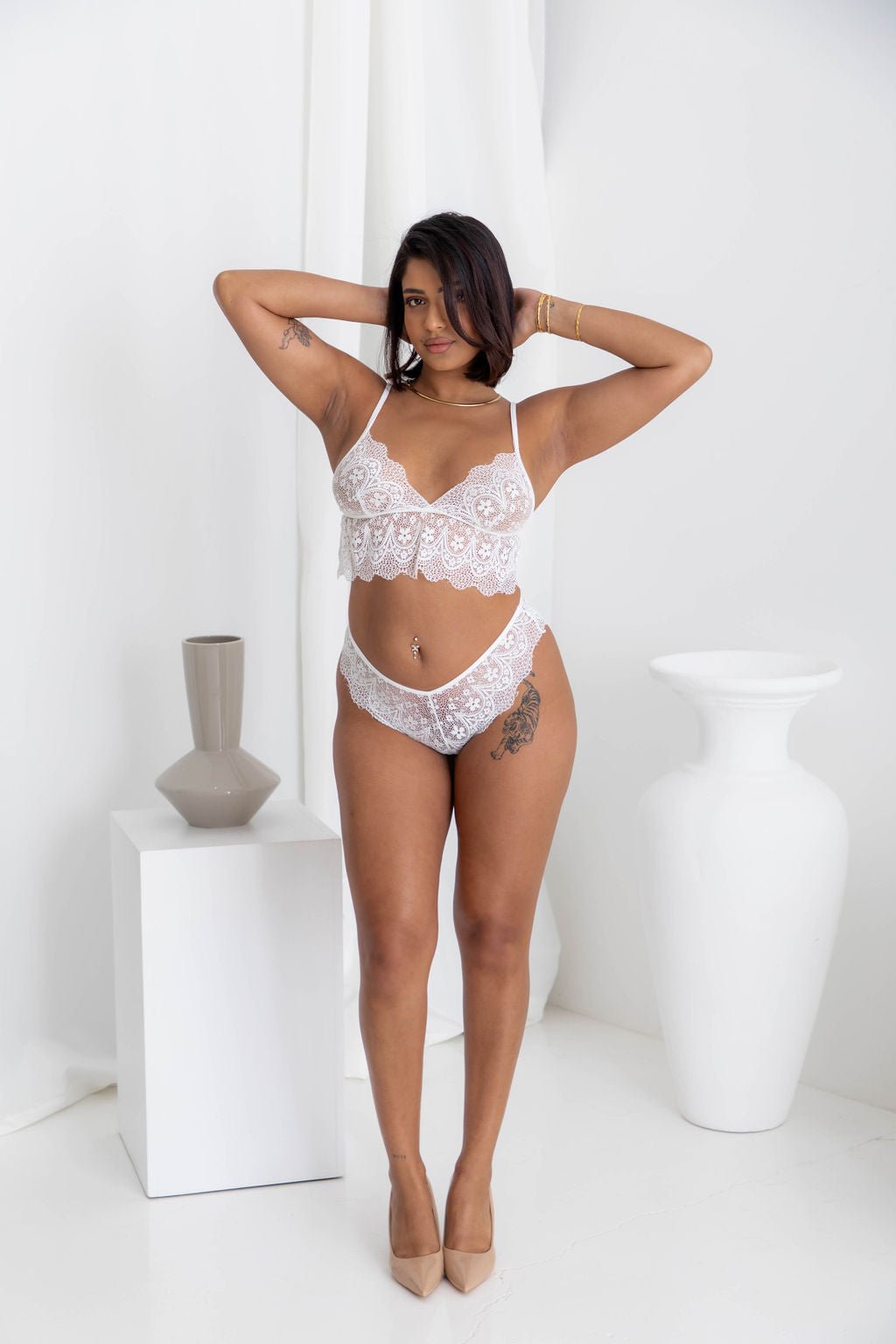 Snow - Lingerie Sets - Naked Curve